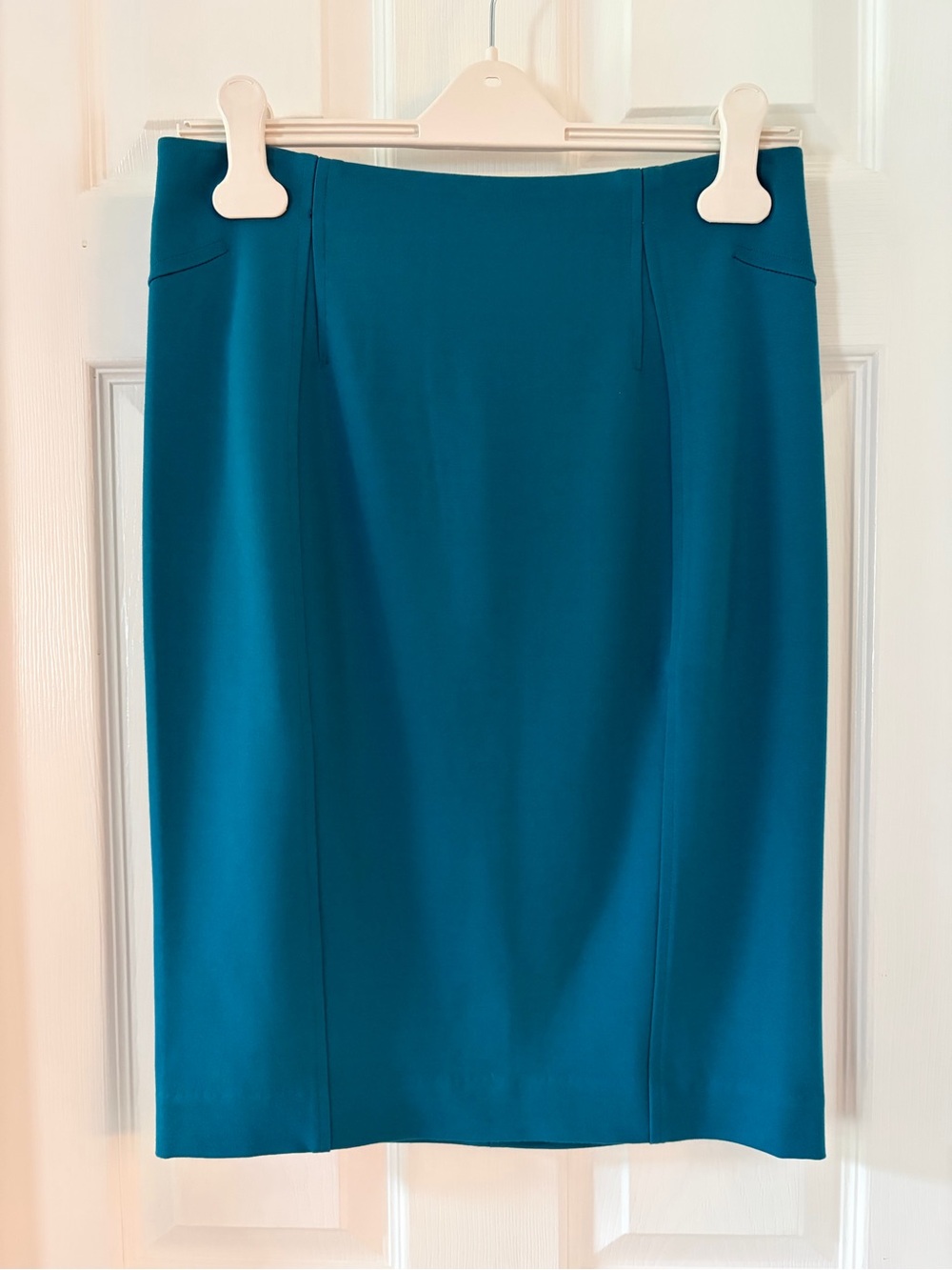 Ann Taylor Teal Pencil Skirt - Picture 1 of 3